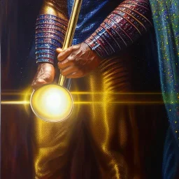 Ultra detailed fullbody Portrait in oil on canvas of heimdall marvel holding sword vertically,extremely detailed digital painting, extremely detailed face,crystal clear eyes, mystical colors ,perfectly centered image, perfect composition, rim light, beautiful lighting,masterpiece,8k, stunning scene, raytracing, anatomically correct, in the style of robert e howard and Wizyakuza and Ohrai Noriyoshi and Simon Bisley and uncannyknack