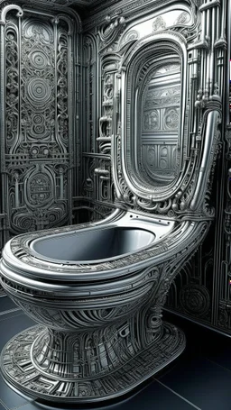 A throne an oil painting made of gold