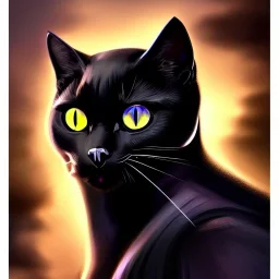 ultra detailed fullbody portrait of Beautiful busty Black Cat Villain , extremely detailed digital painting, intrincate, extremely detailed face,crystal clear eyes, in the style of Ohrai Noriyoshi and robert e howard and pablo oliveira and Ken Kelley and Keith Parkinson,mystical colors,perfectly centered image, perfect composition, rim light, beautiful lighting,8k, stunning scene, raytracing