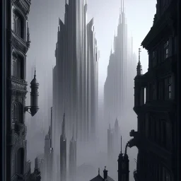 Gothic city by fritz Lang,otto hung,futurismo