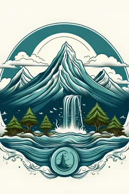toda la naturaleza agua, aire, montañas