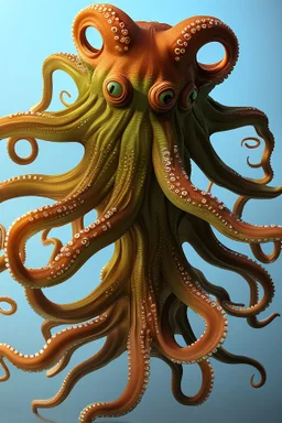 Octopus tree monster, hyper detailed, beautiful, complex, trending on artstation, cinema4d