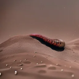 Dune worm + cinematic shot + photos taken by ARRI, photos taken by sony, photos taken by canon, photos taken by nikon, photos taken by sony, photos taken by hasselblad + incredibly detailed, sharpen, details + professional lighting, photography lighting + 50mm, 80mm, 100m + lightroom gallery + behance photographys + unsplash