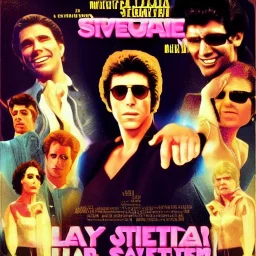 Saturday Night Fever Dream movie poster featuring Larry David