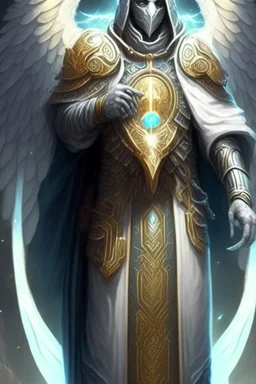 ancient prophet archmage celestial armor faceless hard armor demigod being manyhands