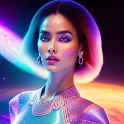 cosmic woman,highly detailed, hyper-detailed, beautifully color-coded, insane details, intricate details, beautifully color graded, Cinematic, Color Grading, Editorial Photography, Depth of Field, DOF, Tilt Blur, White Balance, 32k, Super-Resolution, Megapixel, ProPhoto RGB, VR, Half rear Lighting, Backlight, non photorealistic rendering