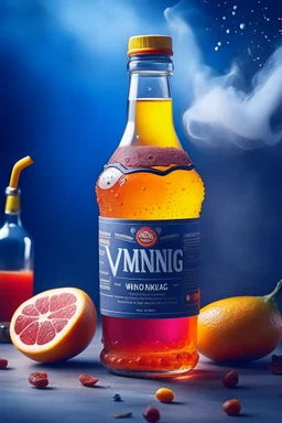 brand campaign for a new drink with orange and chili flavour viking style high resolution