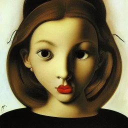 Portrait of a young girl by dali