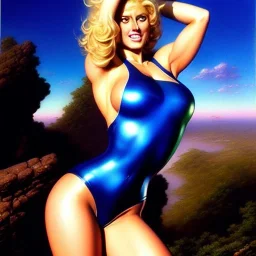 fullbody portrait 'beautiful blonde Sexy busty She-Hulk',wearing skintight latex bikini suit,hyperrealistic skin,Hyperrealistic crystal clear Blue eyes,painting by gaston bussiere, greg rutkowski, yoji shinkawa, yoshitaka amano, tsutomu nihei, donato giancola, tim hildebrandt, oil on canvas, cinematic composition, extreme detail,fit full head inside picture,32k