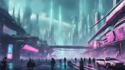 cities of the future cyberpunk end monster
