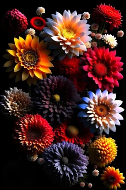 Generate an image of beautiful flowers