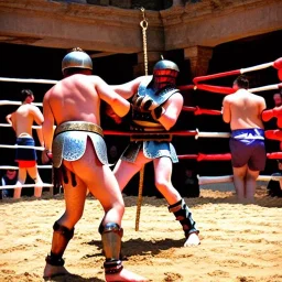 Gladiator fighting