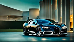 Bugatti fused with dodge charger, deasktop wallpaper, 4K, Cinematic