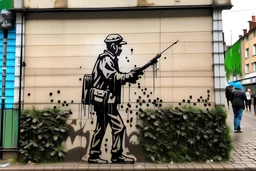 banksy, bristol, art paiting
