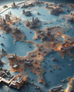 Futuristic worldmap abstract 3d hitech technological HAWKEN photorealistic uhd 8k VRAY highly detailed HDR