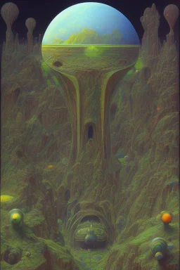 atoms self-organize to form a complex molecule detailed background by roger dean, max ernst