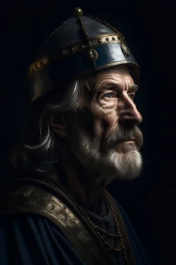 portrait d'un honnête homme, saint homme, beau, intègre, créatif, empathique, vrai chevalier moderne