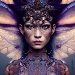 Insanely detailed photograph of an elaborate beautiful hawk goddess intricate glowing skin eyes intricate face hair lashes fur dress hyperdetailed painting by Anna Dittmann Huang Guangjian and Dan Witz CGSociety ZBrush Central fantasy art album cover art 4K 64 megapixels 8K resolution HDR Greek shiny space colours jewelry celestial hair eyes light"