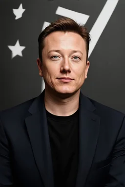 Portrait of Elon musk