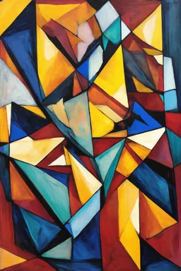 hyperdimensional logic; Analytic Cubism, inspired by Georges Braque