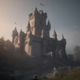 Castle, octane render, intricate details, ultra realistic style, 8k resolution