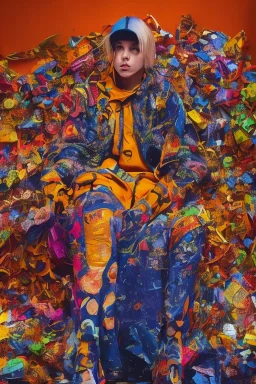 Billie Eilish, legs, photorealistic, 2k