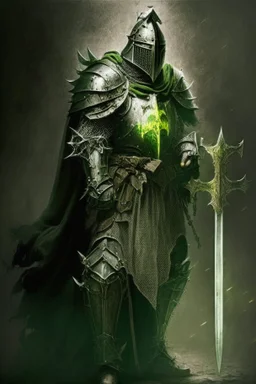 crusader holy light olive green dark medieval knight paladin crusades diablo demon dark ages templar