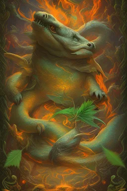 Dragon cannabis panda volcano shark