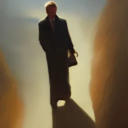 Sandman, I'm so alone, award-winning oil painting, trending on artstation, cgsociety, volumetric lighting