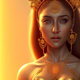  actress nayanthara, by Mahmoud Sai, Cartographic, Circuitry, Golden Hour, Closeup-View, 16k, Lumen Global Illumination, Diffraction Grading , diamonds on crown , flower goddess