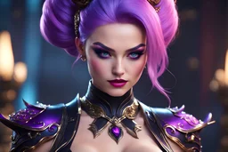 evelynn in 8k live action artstyle, hot body , intricate details, highly detailed, high details, detailed portrait, masterpiece,ultra detailed, ultra quality