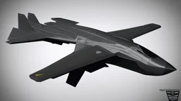 Northrop Grumman B-2 Spirit make from origami, vector art