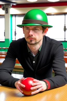 en søløve med bowlerhatr