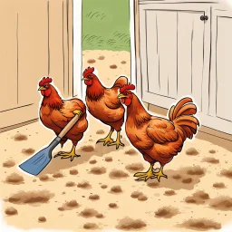 After the chickens come home to roost, can you sweep them under the rug?