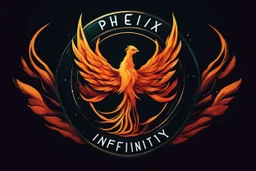 Phoenix like infinity logo