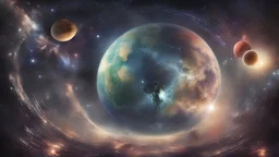 matrix universe, space, planets, creation