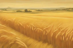 wheat field by pantormo