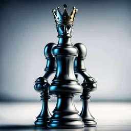 king chess figure futuristic