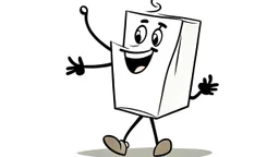 cartoon milk carton dancing