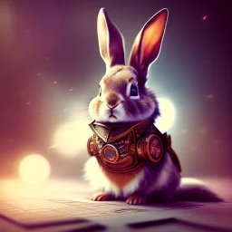 Most beautiful steampunk rabbit,steampunk style, polaroid,outdoors,shallow dept of field, close up, macro lens, cinematic, unreal engine 5, 8k, hyper realistic. ambient lighting, elegant,hyperphotorealistic, cinematic lighting, hyperphotomaximalist, masterpiece, by japbun2-40