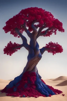 The Arabian Sidr tree produces red rubies and blue sapphires with one trunk