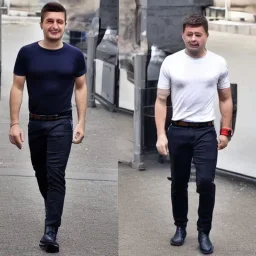 Volodymyr Zelensky wearing hot pants