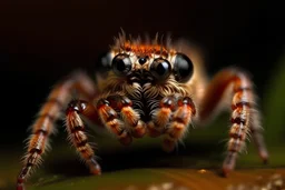 jump spider close up photo