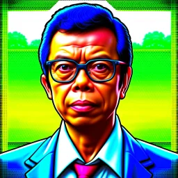 Retrato de Gustavo Petro cómic calidad ultra