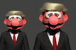 Muppet trump all alone suit