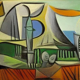 Picasso landscape