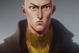 Portrait of Saitama by Jake Bartok