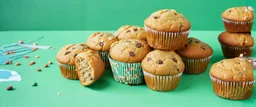 carpenter dog made of muffins