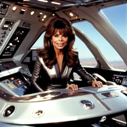 Paula Abdul piloting a starship