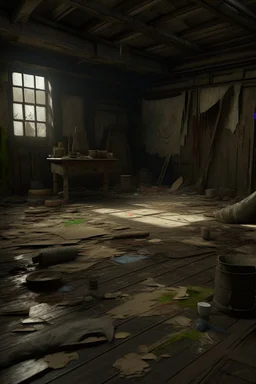 "A very old paints cracked dirty abandoned stage , insanely detailed octane render trending on artstation, 8k artistic photography, photorealistic concept art, soft natural volumetric cinematic perfect light, chiaroscuro, award-winning photograph, masterpiece, oil on canvas, Raphael, Caravaggio, Greg Rutkowski, people, beksinski, Giger